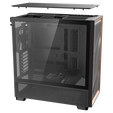 Antec Flux PC Case, Mid Tower, E-ATX, Tempered Glass &ndash; Black image number null