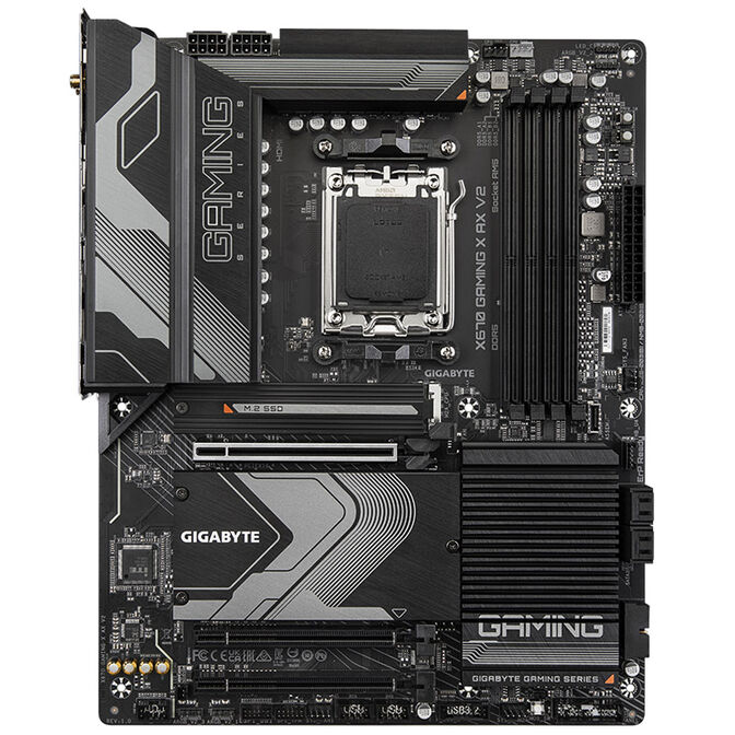 GIGABYTE X670 Gaming X AX V2 Mainboard, Sockel AM5, AMD X670, ATX, DDR5 image number 2