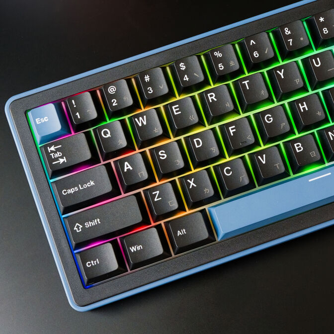 Ducky OK-M 65 Gaming Keyboard, 65%, Hot-Swappable, RGB, ISO - KTT Tactile image number 9