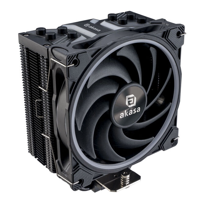 Akasa SOHO H4 Plus CPU-K&uuml;hler & AR12 Reverse-L&uuml;fter, RGB - schwarz image number 4