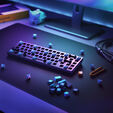 Glorious GMMK 2 Compact Tastatur - Barebone, ANSI-Layout, pink image number null