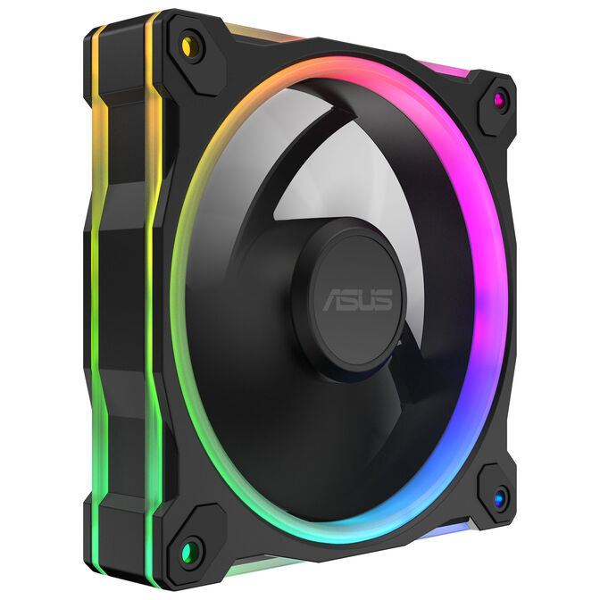 ASUS Prime MR120 ARGB fan, PWM, reverse - 120mm, black image number 3