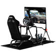 Next Level Racing RC Foldable Simulator Cockpit, faltbares GT-Cockpit, SIMAERO-Mesh - schwarz image number null