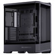 Jonsplus D400 PC Case, Mid Tower, ATX, Tempered Glass - Black image number null