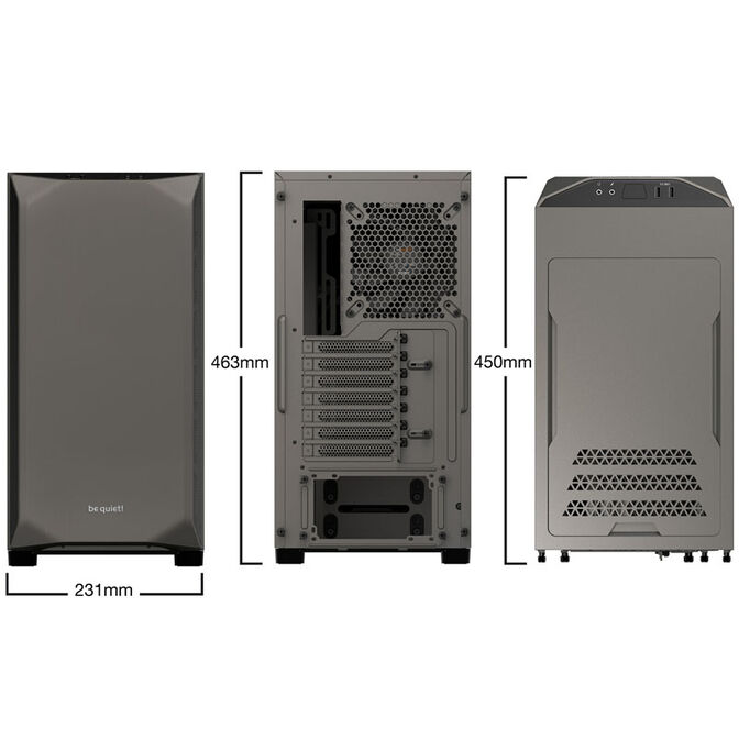 be quiet! Pure Base 500 PC Case, Mid Tower, ATX - anthracite image number 1