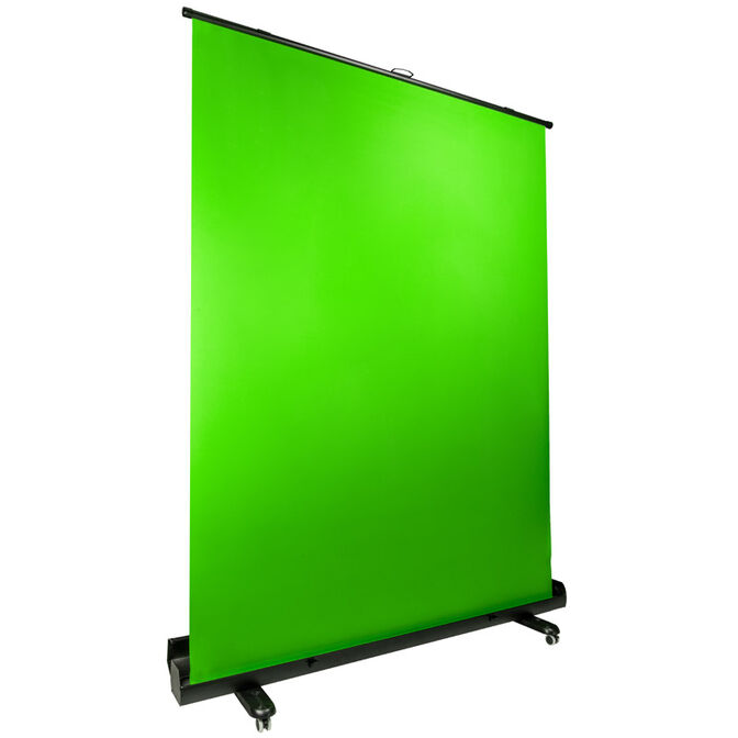 Streamplify SCREEN LIFT Green Screen, 150 x 200cm, hydraulisch, rollbar image number 0