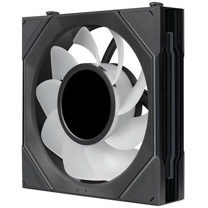 Lian Li UNI FAN SL-INF LCD FLEX Wireless L&uuml;fter, ARGB und LCD - Reverse Blade, 120mm, schwarz, 3er-Pack image number 3