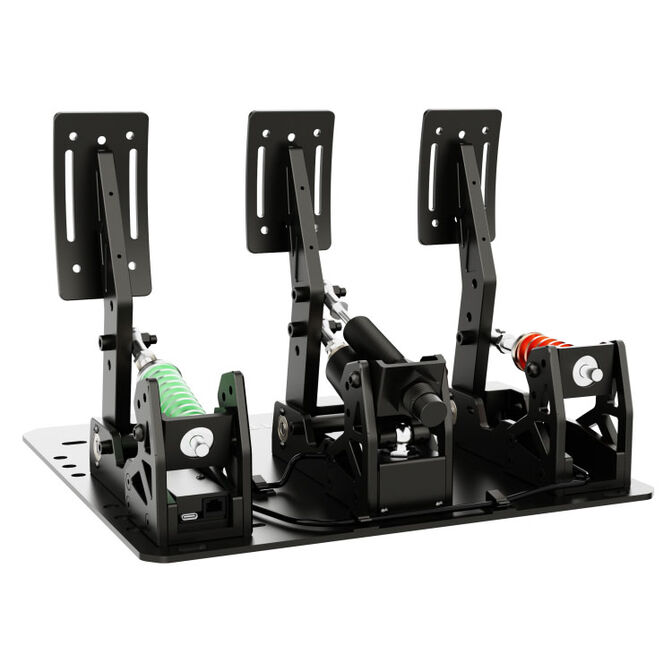 CAMMUS LC100 V4 Pedalset, 200kg Load-Cell-Sensor, Hall-Sensor - schwarz image number 3