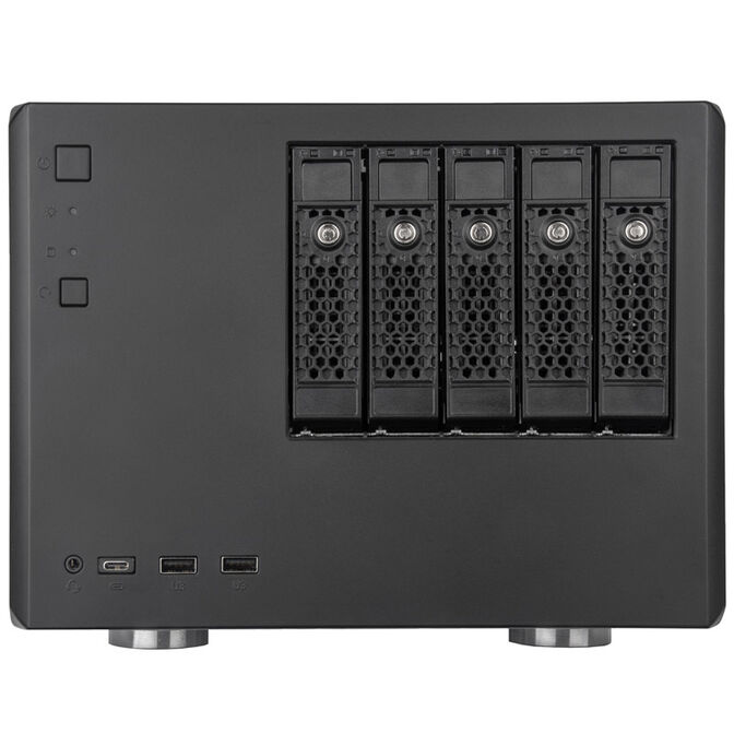 SilverStone SST-CS351B SAS-12G/SATA-6G NAS case with 5 drive bays image number 3