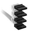 Corsair Cable Set, Type 4, DC Cable Pro Kit, individually sleeved - white image number null