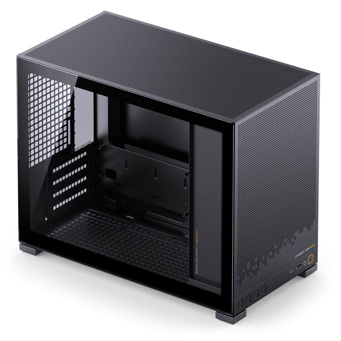 Jonsbo D32 STD Black PC Case, Mini Case, mATX, Tempered Glass - black image number 1