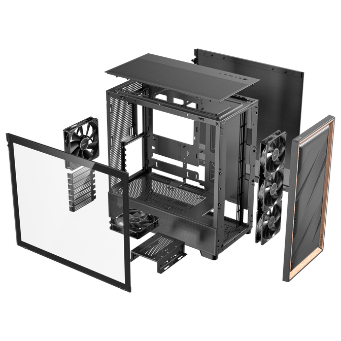 Antec Flux PC Case, Mid Tower, E-ATX, Tempered Glass &ndash; Black image number 19