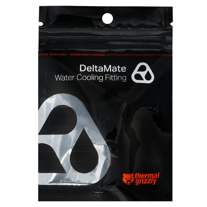 Thermal Grizzly DeltaMate Quick Disconnect Male - F, schwarz image number 2