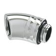 Barrow Dazzle Adapter 45 Grad G1/4 Zoll AG auf G1/4 Zoll IG - drehbar, silber image number null