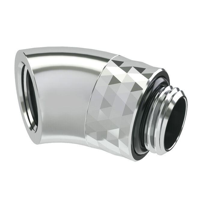 Barrow Dazzle Adapter 45 Grad G1/4 Zoll AG auf G1/4 Zoll IG - drehbar, silber image number 0