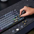Corsair K65 Plus Wireless TKL Gaming Tastatur, TKL (75%), Corsair MLX Fusion &ndash; schwarz, ISO (DE) image number null