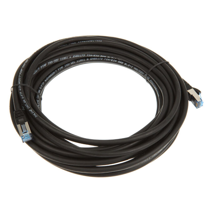 InLine Patchkabel Cat.6A, S/FTP (PiMf), 500MHz, schwarz - 10m image number 1