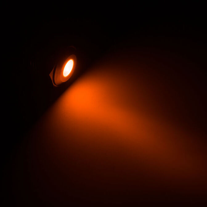 Lamptron Vandalism-protected LED - orange, black housing image number 2