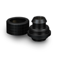 Thermal Grizzly DeltaMate Compression Fitting, Brass, G1/4&rdquo; Thread - Black, ST13 image number null