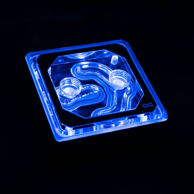 Alphacool Eisblock XPX Aurora Edge CPU - Acrylic Black Digital RGB image number 2