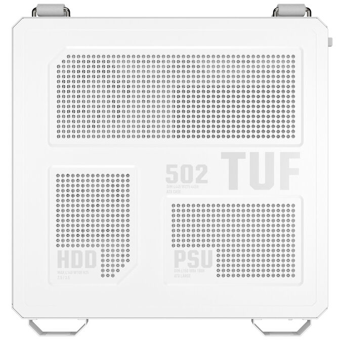 ASUS TUF Gaming GT502 Horizon PC-Geh&auml;use, Midi-Tower, ATX, Tempered Glass - wei&szlig; image number 14