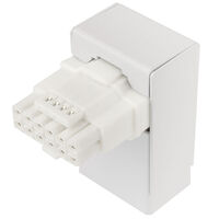 Kolink Core Pro 12V-2x6 90 Grad Adapter - Typ 1, wei&szlig;