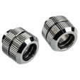 Bitspower Touchaqua Link Adapter Female G1/4 Inch AG to Link Tube Adjustable 16-22mm - 2-Pack image number null