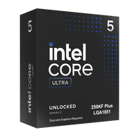 Intel Core Ultra 5 250KF Plus CPU, 18 Kerne, 5,3 GHz, Sockel 1851 (Arrow Lake) - boxed, ohne K&uuml;hler