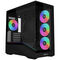 Lian Li VECTOR V100 MINI PC Case, Micro-ATX, Tempered Glass - Black