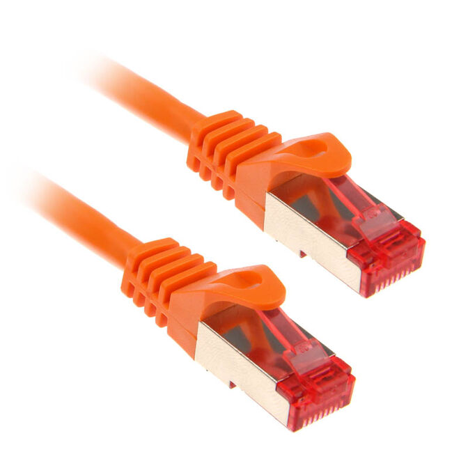 InLine Patchkabel Cat.6, S/FTP (PiMf), 250MHz, orange - 3m image number 0