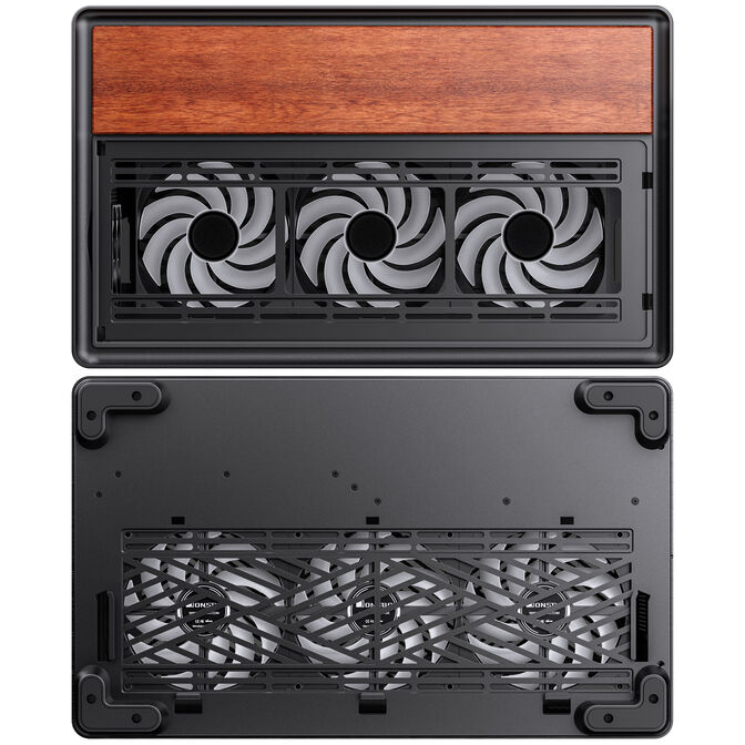 JONSBO TK-4 Wood PC Case, Mid Tower, ATX, Tempered Glass - black image number 16