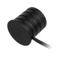 Alphacool Powerbutton mit Taster 19mm rot beleuchtet - Deep Black image number null