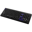 Ducky Cushion 98 Gaming Keyboard, 96%, US Layout, Shush Red Switches &ndash; Matte Black image number null