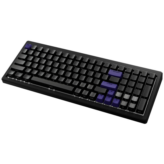 Ducky Cushion 98 Gaming Keyboard, 96%, US Layout, Shush Red Switches &ndash; Matte Black image number 3