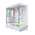 Montech Sky 3 PC Case, Midi Tower, ATX, ARGB, Tempered Glass - White image number null