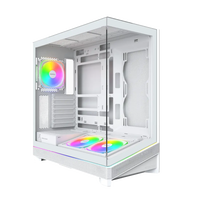 Montech Sky 3 PC-Geh&auml;use, Midi-Tower, ATX, ARGB, Tempered Glass - wei&szlig;