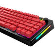 Glorious GPBT Basics Keycaps, ANSI Layout (US), PBT, Doubleshot - Revive Red image number null