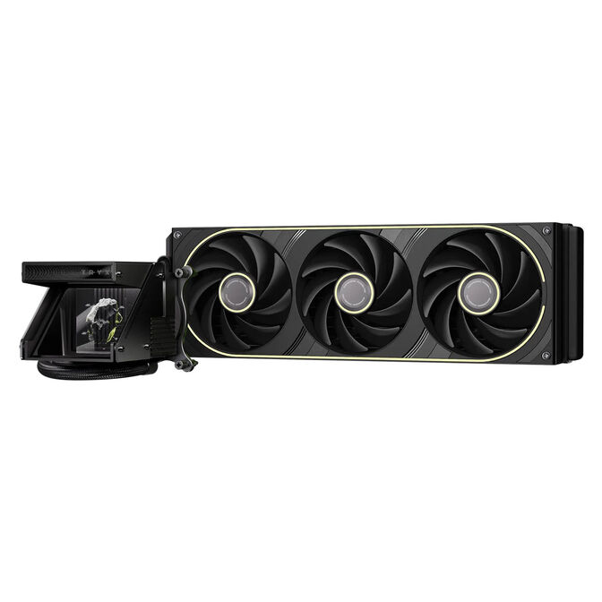 TRYX HOLO ARGB 360 AiO-Wasserk&uuml;hlung, 360 mm, Hologramm-Display, ARGB - schwarz image number 2