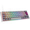 Ducky One 3 Mist Grey Mini Gaming Tastatur, RGB LED - MX-Silent-Red