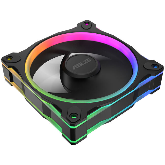 ASUS Prime MR120 ARGB-L&uuml;fter, PWM, Reverse - 120mm, schwarz, 3er-Pack image number 2
