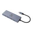 Akasa USB 4-in-1-Hub - 4x USB-C, 18cm, silber image number null