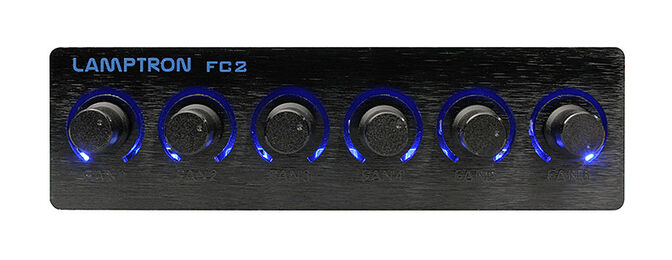Lamptron FC2 Fan Controller 5,25 Zoll - black image number 1