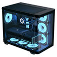 Aerocool P500C PC-Geh&auml;use, Midi-Tower, ATX, Tempered Glass - schwarz image number null