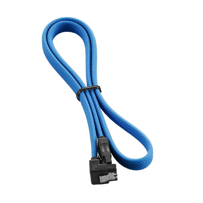 CableMod ModMesh Right Angle SATA 3 Cable 60cm - hellblau image number 1