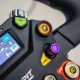 CONSPIT 310 APEX Lenkrad, ARGB, 2,99&rdquo;-Display, Dual-Paddles - schwarz, 310mm image number null