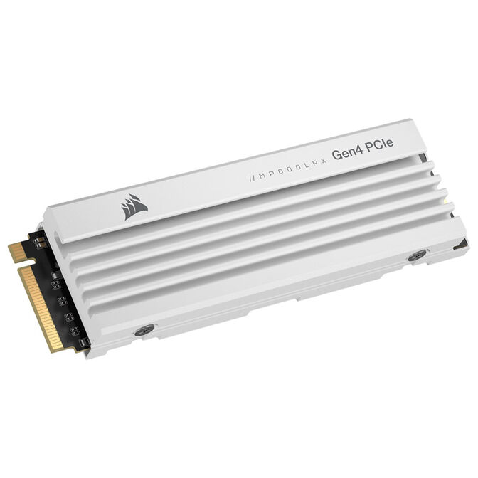 Corsair MP600 Pro LPX NVMe SSD, PCIe 4.0 M.2 Type 2280 - 2 TB - white image number 1