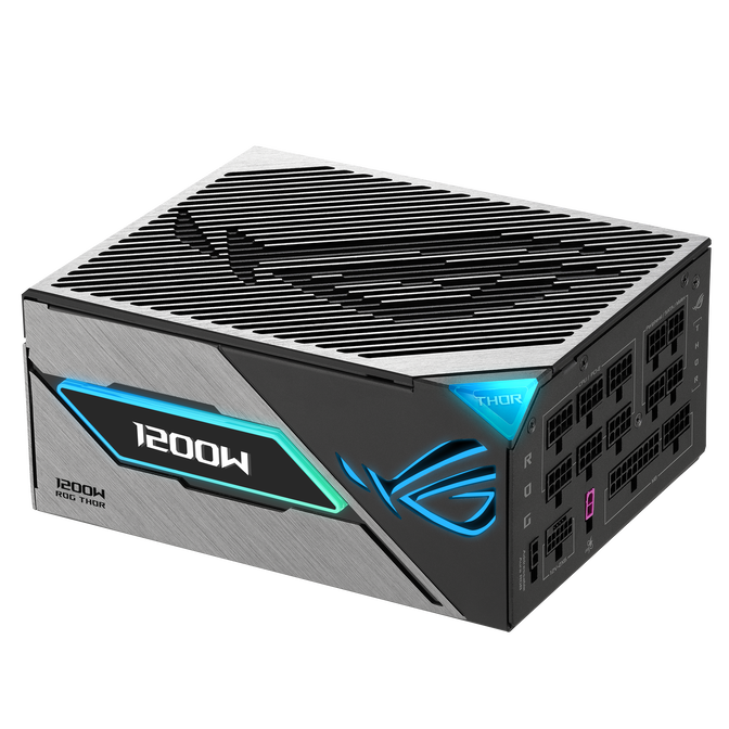 ASUS ROG Thor Platinum III, 80 PLUS Platinum power supply, modular, ATX 3.1, PCIe 5.1 - 1,200 watts image number 8