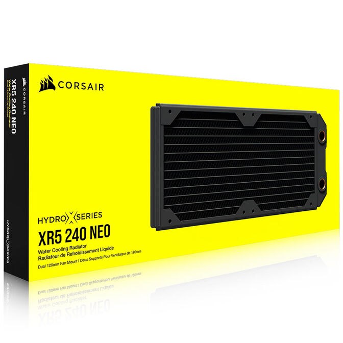 Corsair Hydro X Series XR5 240 NEO Radiator - black image number 6