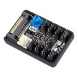 aqua computer SPLITTY9 ACTIVE - aktiver Splitter f&uuml;r bis zu 9 PWM-L&uuml;fter image number null