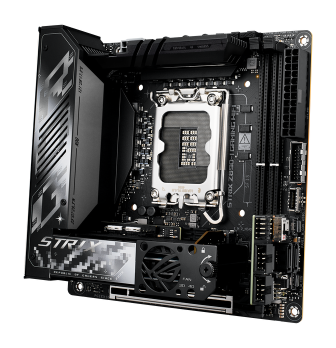 ASUS ROG Strix Z890-I Gaming WiFi motherboard, LGA 1851 socket, Intel Z890, Mini-ITX, DDR5 image number 3